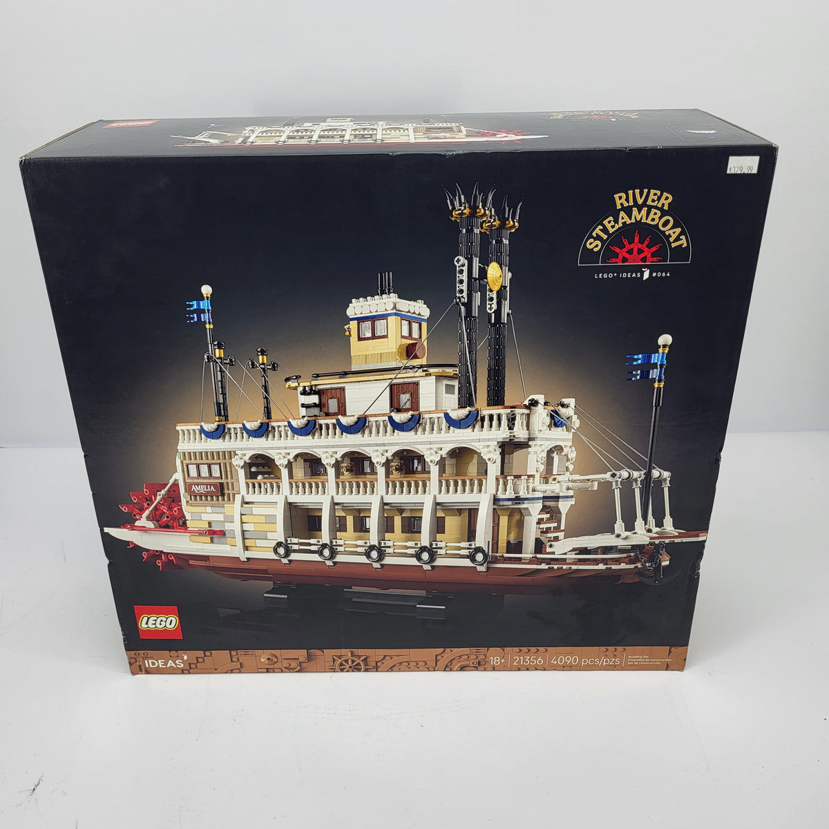New LEGO Ideas River Steamboat 21356 Advanced Adult Building Toy Set