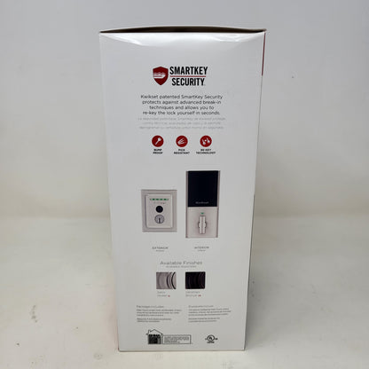 Kwikset Halo Touch 99590-003 Fingerprint Smart Lock Deadbolt Satin Nickel