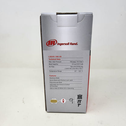 NEW Ingersoll Rand ARO L36341-100-VS Air Line Lubricator 1/2" NPT Pneumatic 