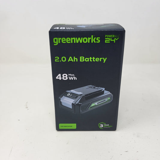 New Greenworks LB24A020 24 V 2.0 Ah Battery