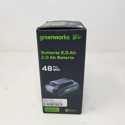 New Greenworks LB24A020 24 V 2.0 Ah Battery