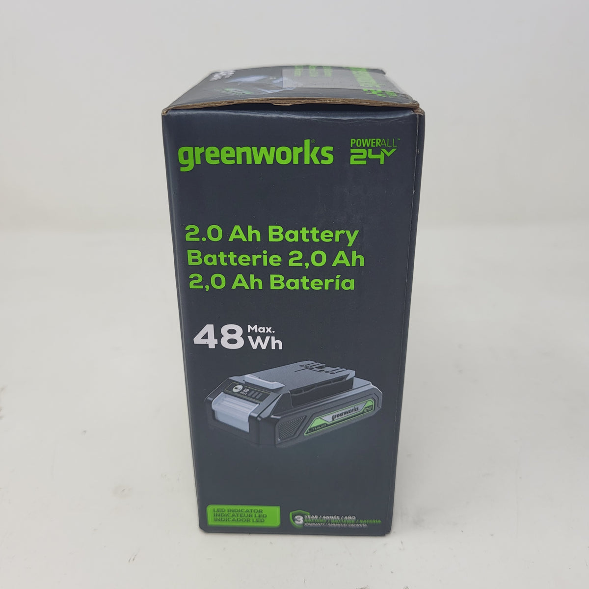New Greenworks LB24A020 24 V 2.0 Ah Battery