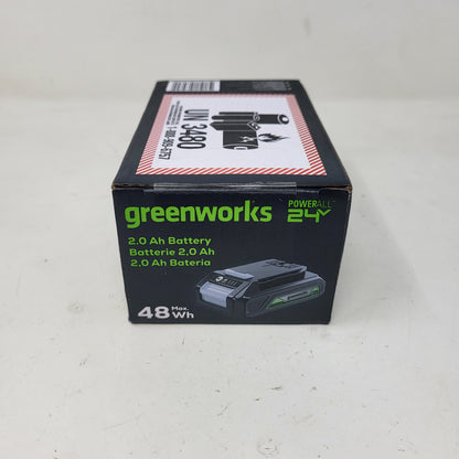 New Greenworks LB24A020 24 V 2.0 Ah Battery