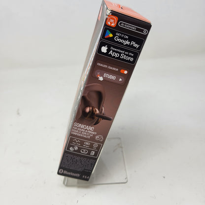 New JBL Soundgear Clips Open-Ear Wireless Bluetooth Headphones Brown Copper 32H