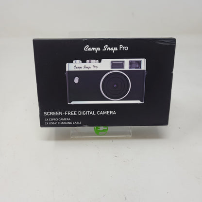 New Camp Snap Pro CS-PRO Screenless Digital Point & Shoot Retro Film Style Camera