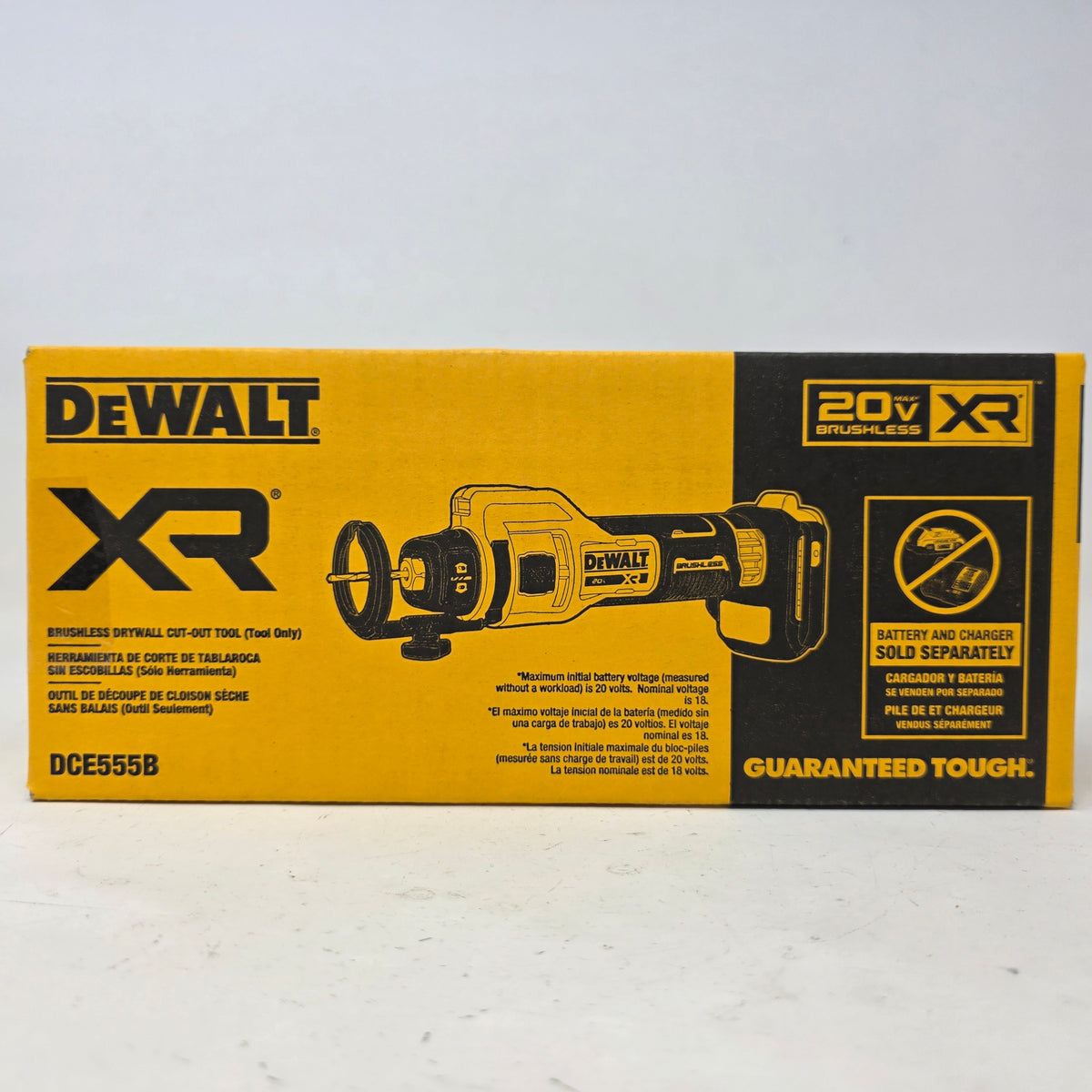 New DeWalt DCE555B 20V MAX Drywall Cut-Out Tool