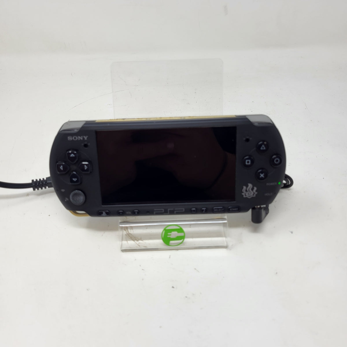 Sony PlayStation Portable PSP-3000 Handheld Console Gaming System Only Matte Black & Gold