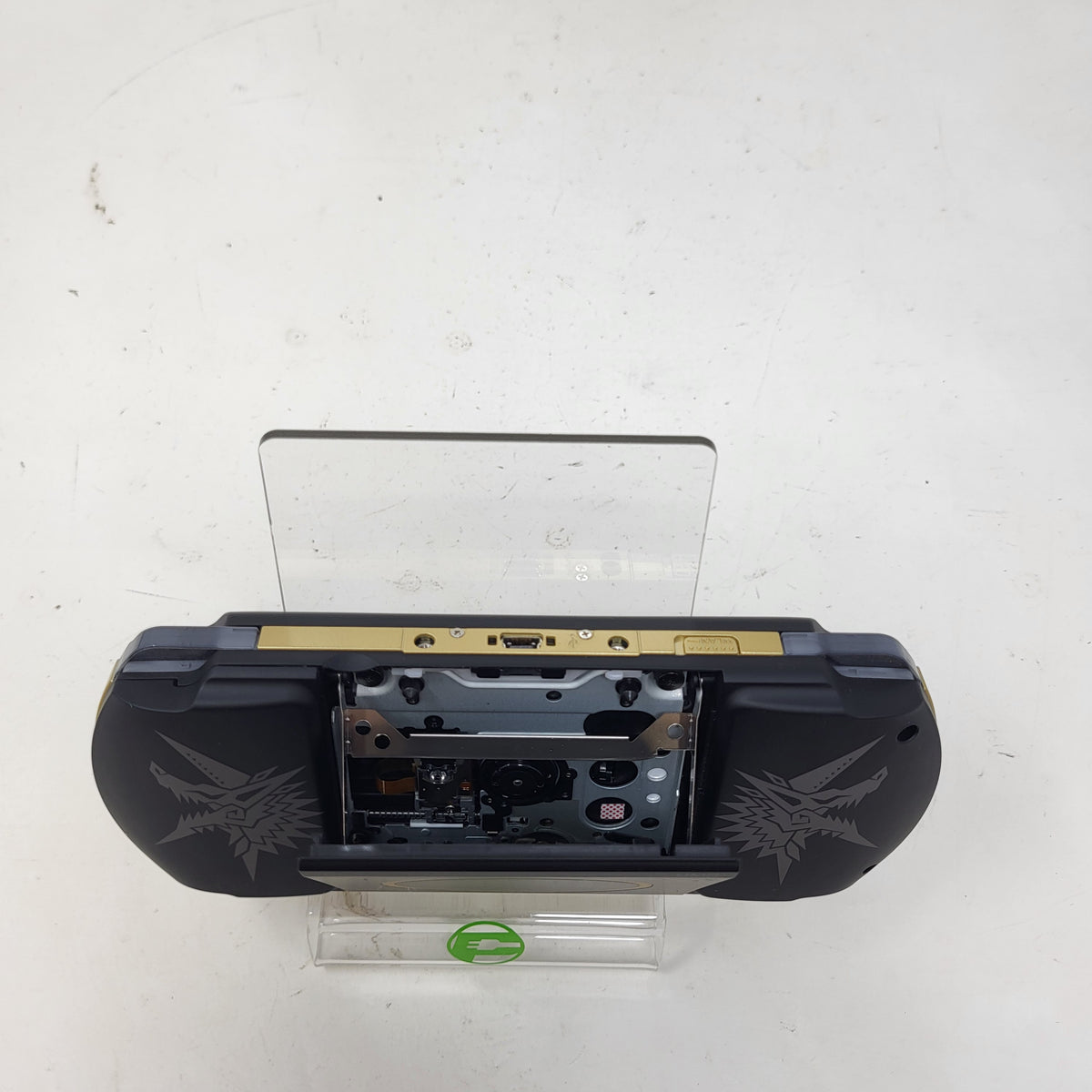 Sony PlayStation Portable PSP-3000 Handheld Console Gaming System Only Matte Black & Gold