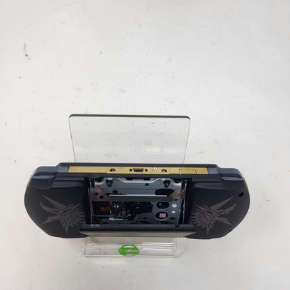 Sony PlayStation Portable PSP-3000 Handheld Console Gaming System Only Matte Black & Gold