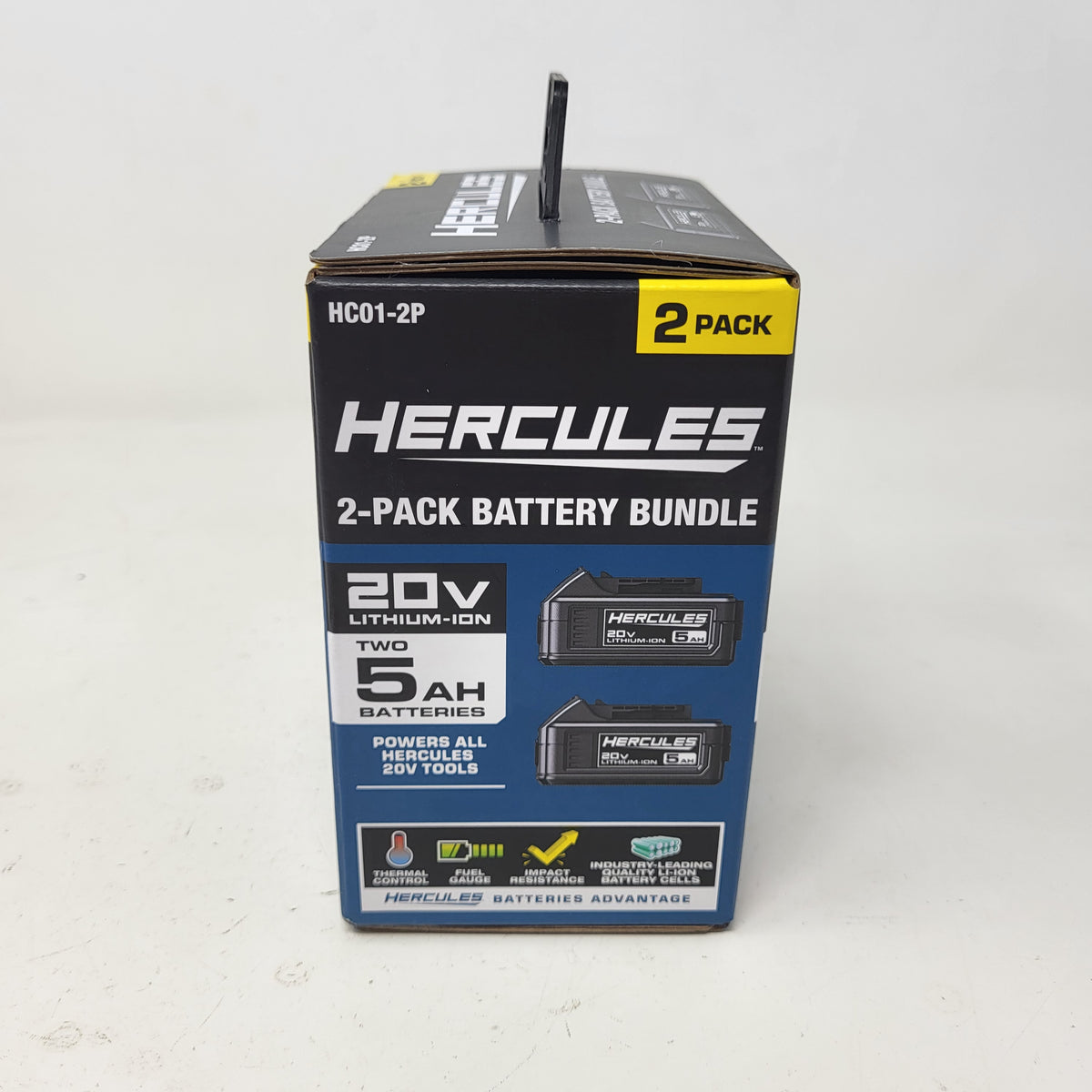 New Hercules HC01-2P 20V 5Ah Lithium-Ion Battery 2-Pack 71271