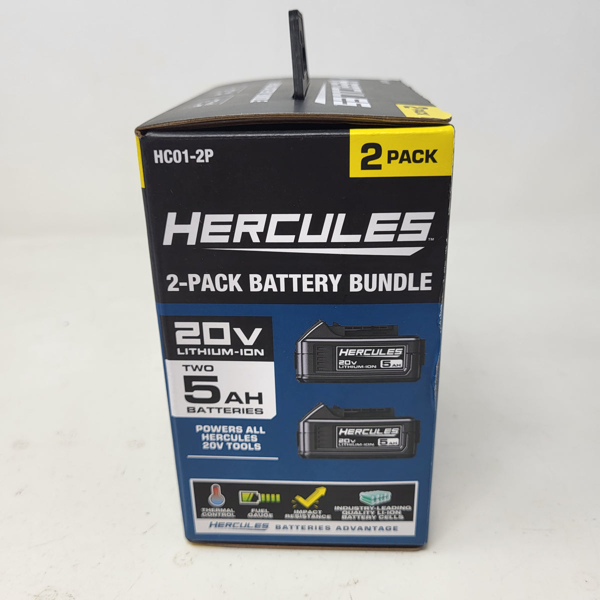 New Hercules HC01-2P 20V 5Ah Lithium-Ion Battery 2-Pack 71271