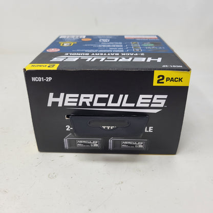 New Hercules HC01-2P 20V 5Ah Lithium-Ion Battery 2-Pack 71271