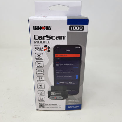 New Innova CarScan Mobile 1000 OBD2 Car Diagnostic Tool Black