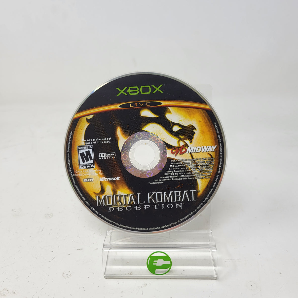 Mortal Kombat Deception (Microsoft Xbox, 2004)
