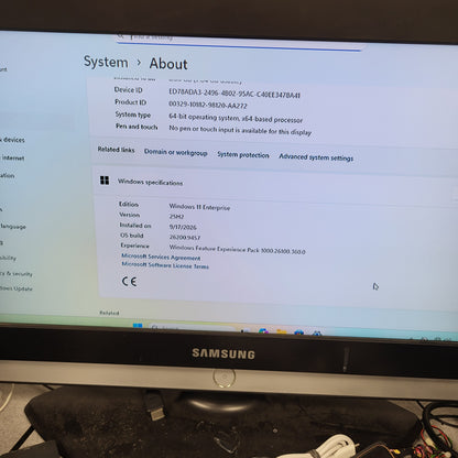 Lenovo ThinkCentre 0ICON14 Core i5-8500 3.00GHz 8GB RAM 256GB SSD