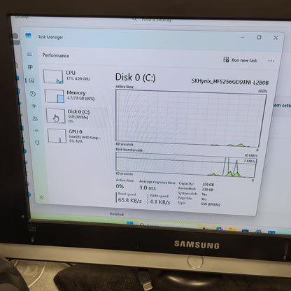 Lenovo ThinkCentre 0ICON14 Core i5-8500 3.00GHz 8GB RAM 256GB SSD