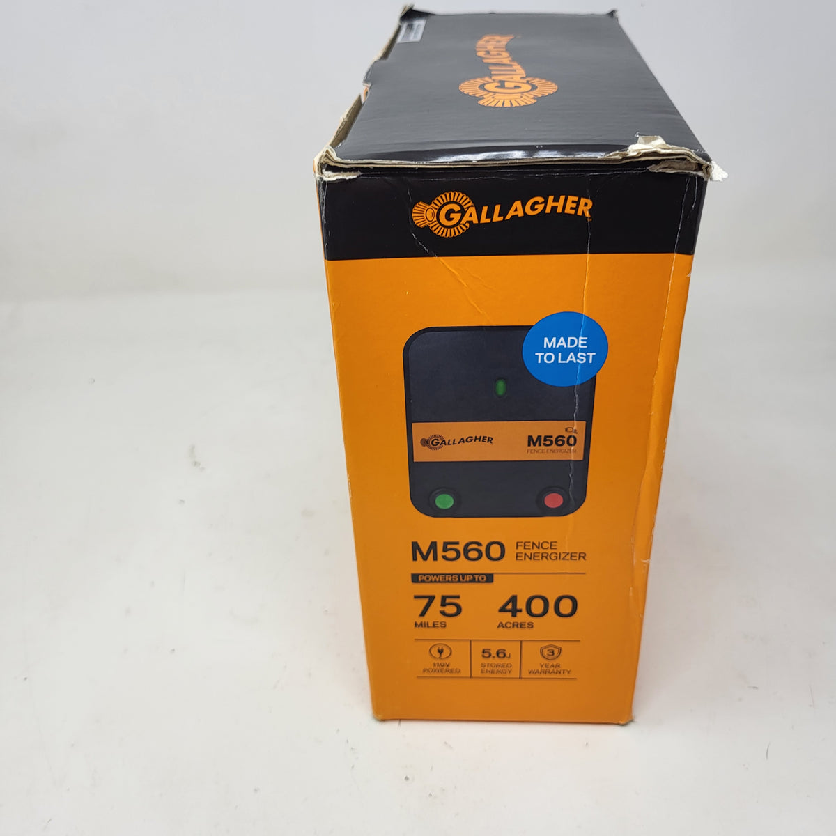 New Gallagher M560 Fence Energizer 75 Miles 400 Acres 110V G323514