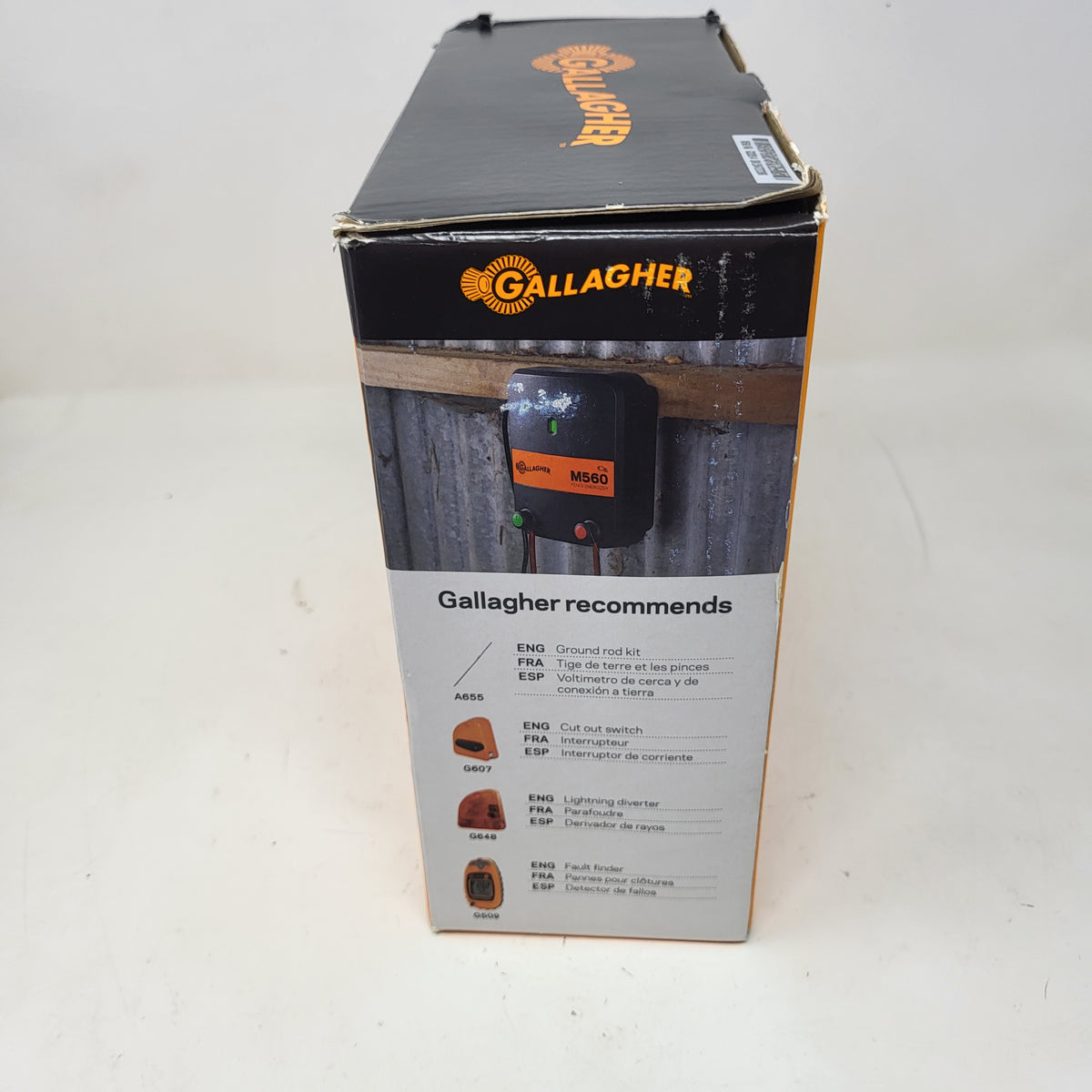 New Gallagher M560 Fence Energizer 75 Miles 400 Acres 110V G323514