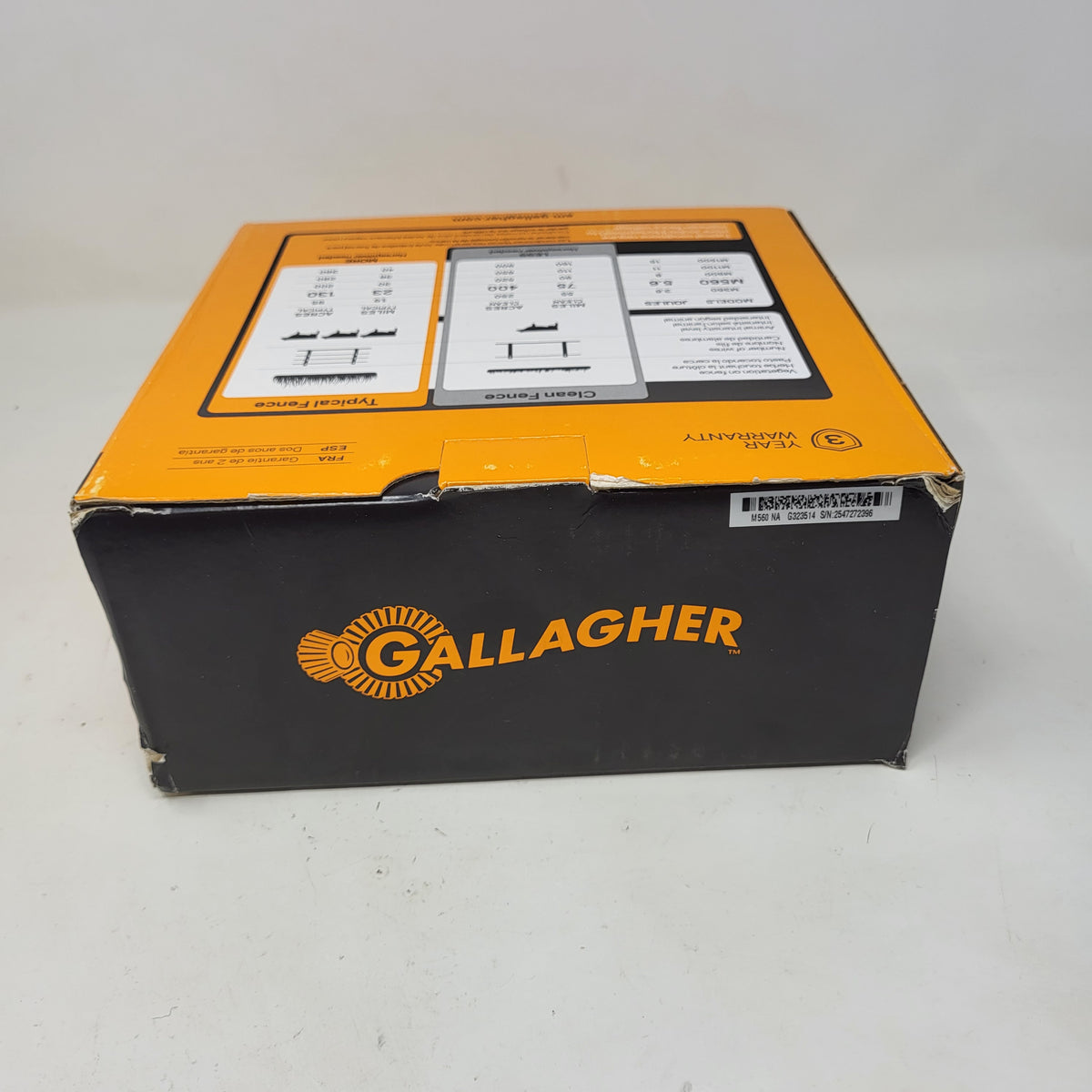 New Gallagher M560 Fence Energizer 75 Miles 400 Acres 110V G323514