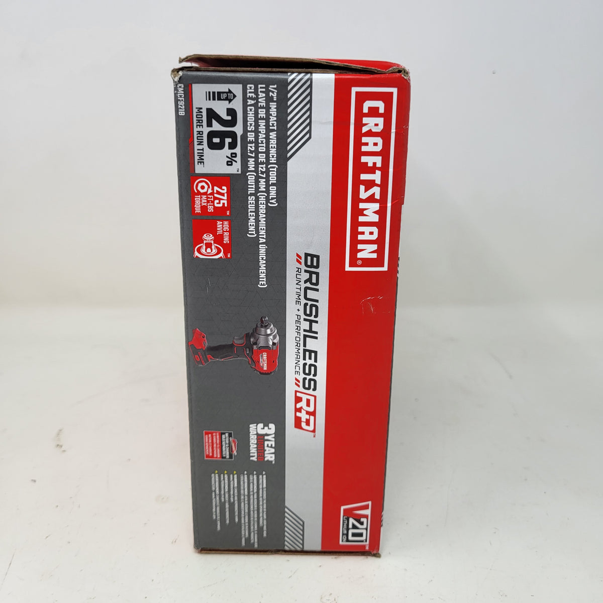 New Craftsman V20 RP 1/2 Cordless Brushless Impact Wrench