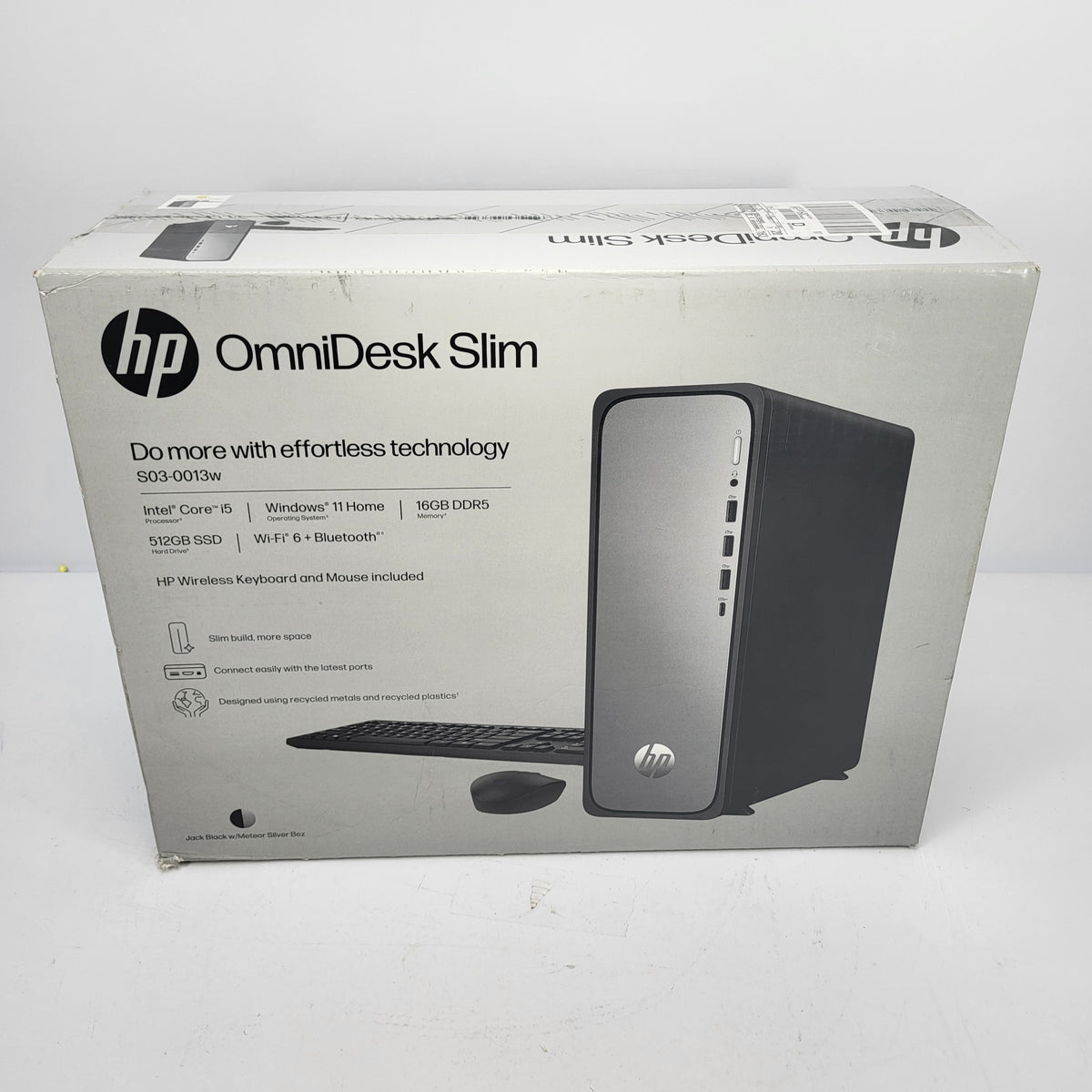 New HP OmniDesk Slim B5RX7AA Core i5-14400 2.50GHz 16GB RAM 512GB SSD