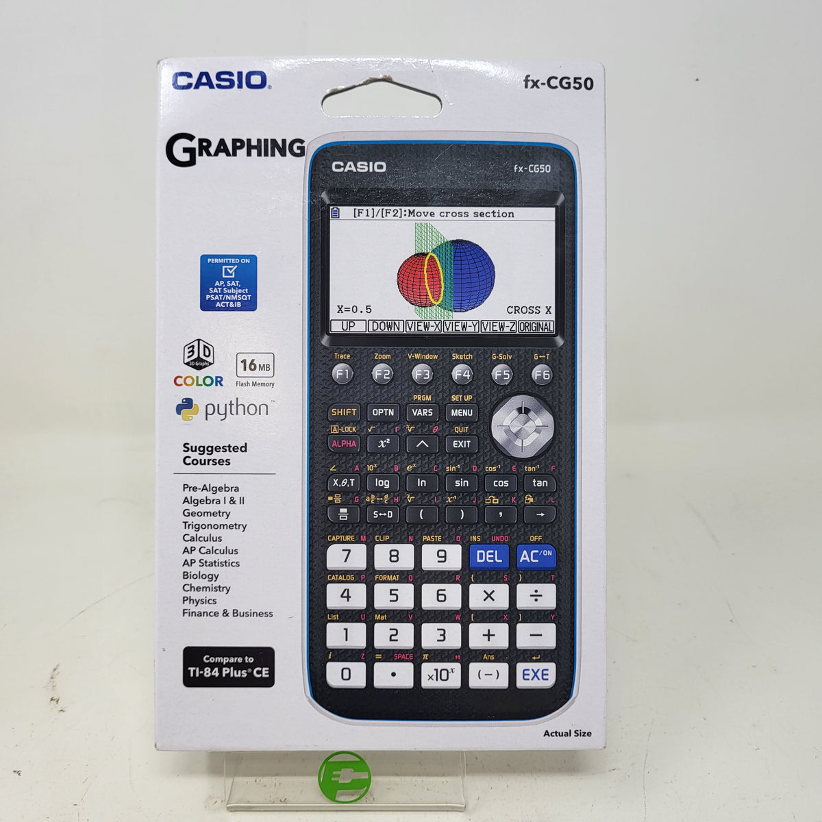 New Casio FX-CG50 Prizm Graph Calculator Black