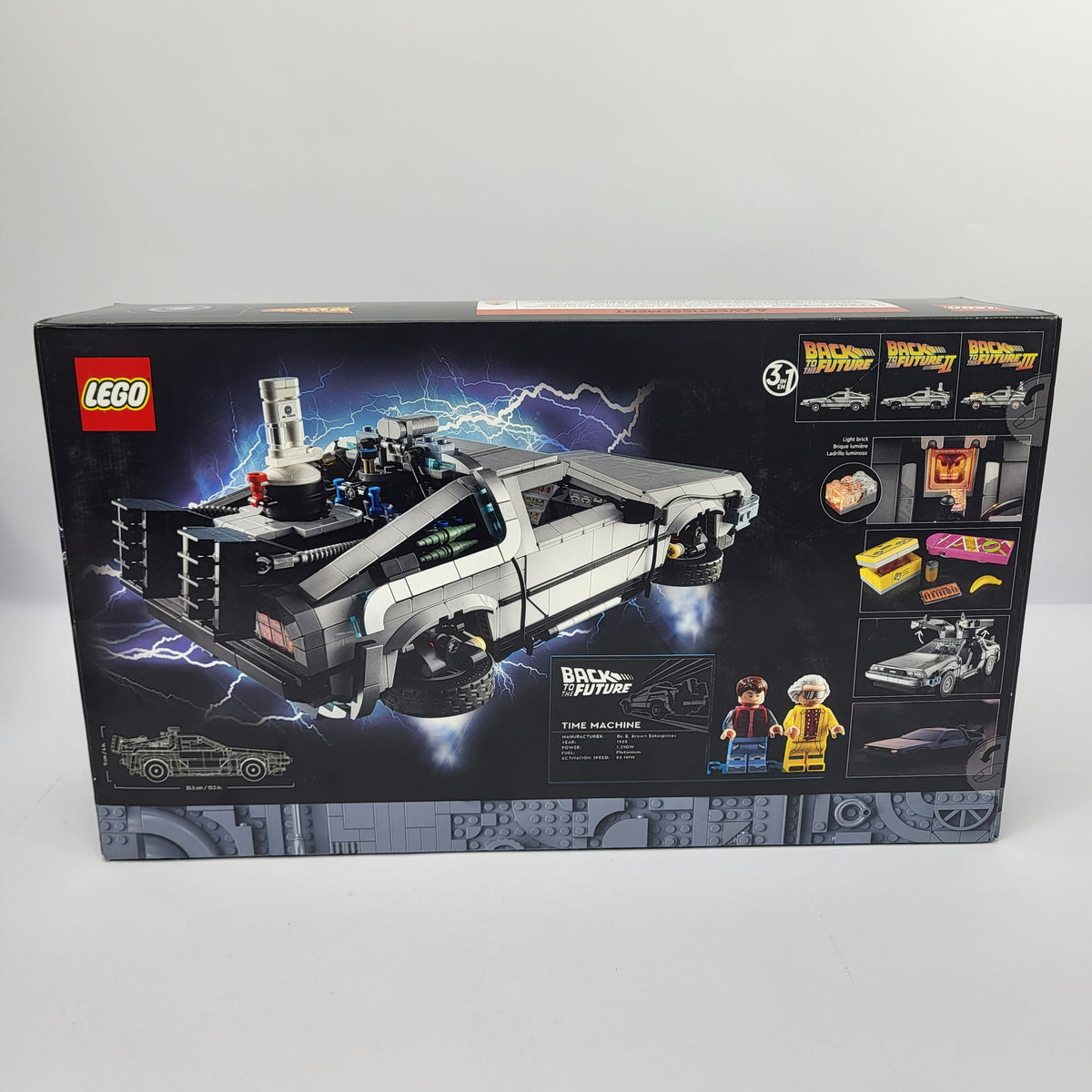 New LEGO Back to the Future Time Machine 10300 DeLorean 1872 Pieces 18+