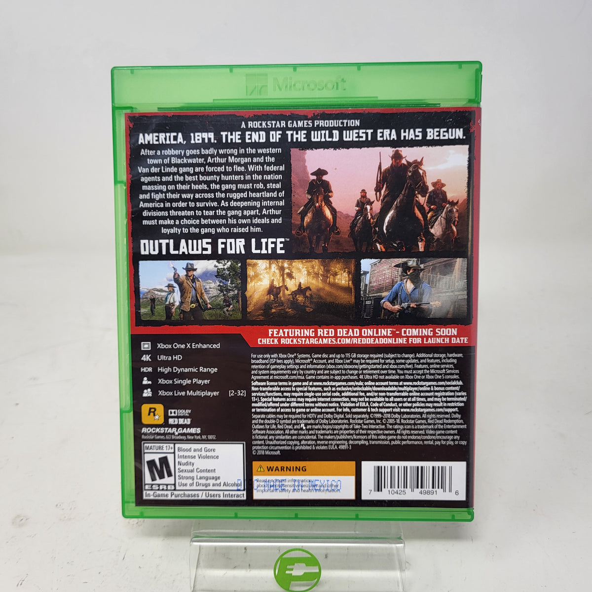 Red Dead Redemption 2 (Microsoft Xbox One, 2018)