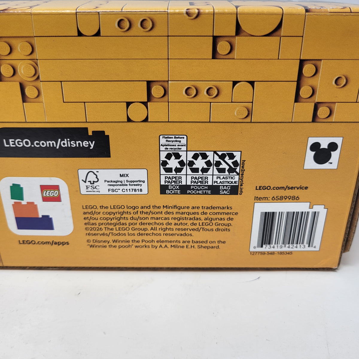 New LEGO Disney Winnie the Pooh 43300 Classic Decoration Building Kit 1399 Pcs