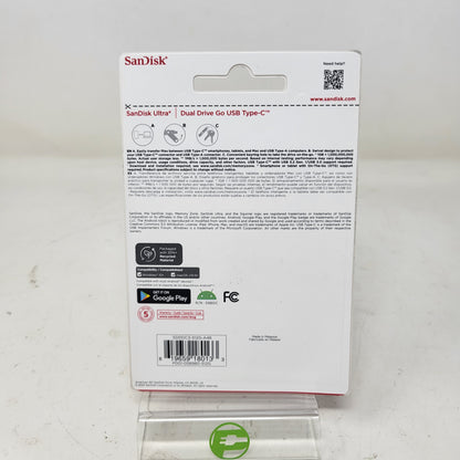 New SanDisk Ultra Dual Drive Go 512GB USB 3.2 Type-C Type-A Flash Drive