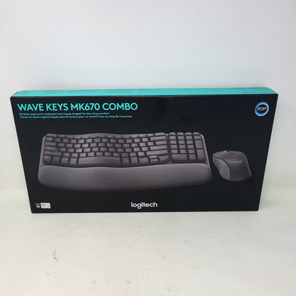 New Logitech MK670 920-012059 Wireless Keyboard Black
