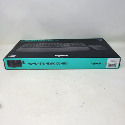 New Logitech MK670 920-012059 Wireless Keyboard Black