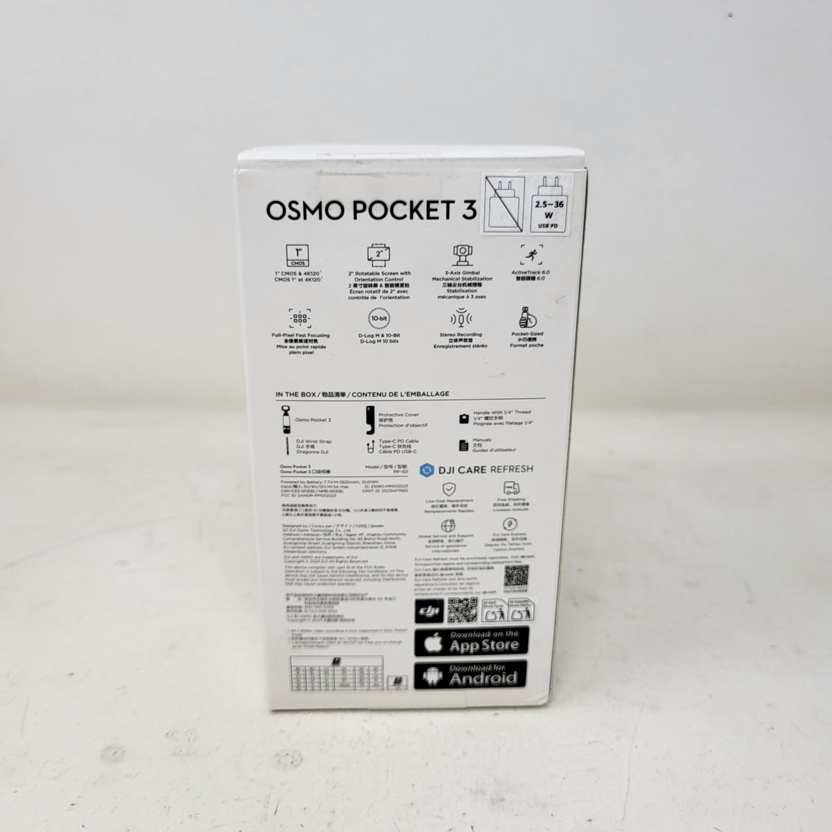 DJI Osmo Pocket 3 Gimbal Stabilizer 3-Axis Handheld 4K Video Vlog Action Camera
