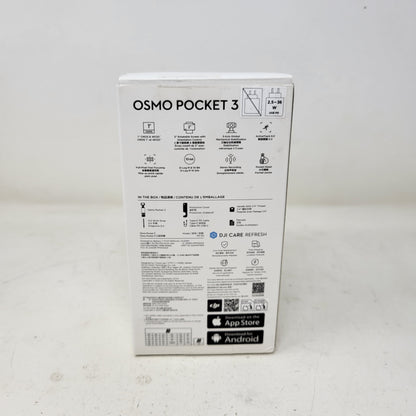 DJI Osmo Pocket 3 Gimbal Stabilizer 3-Axis Handheld 4K Video Vlog Action Camera