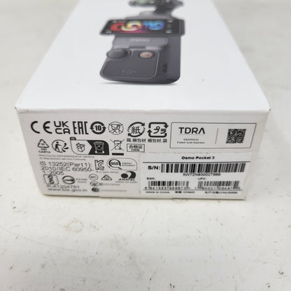 DJI Osmo Pocket 3 Gimbal Stabilizer 3-Axis Handheld 4K Video Vlog Action Camera