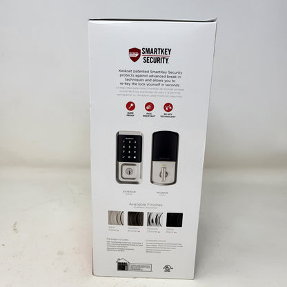  New Kwikset Halo 99390-001 Wi-Fi Touchscreen Smart Lock Satin Nickel