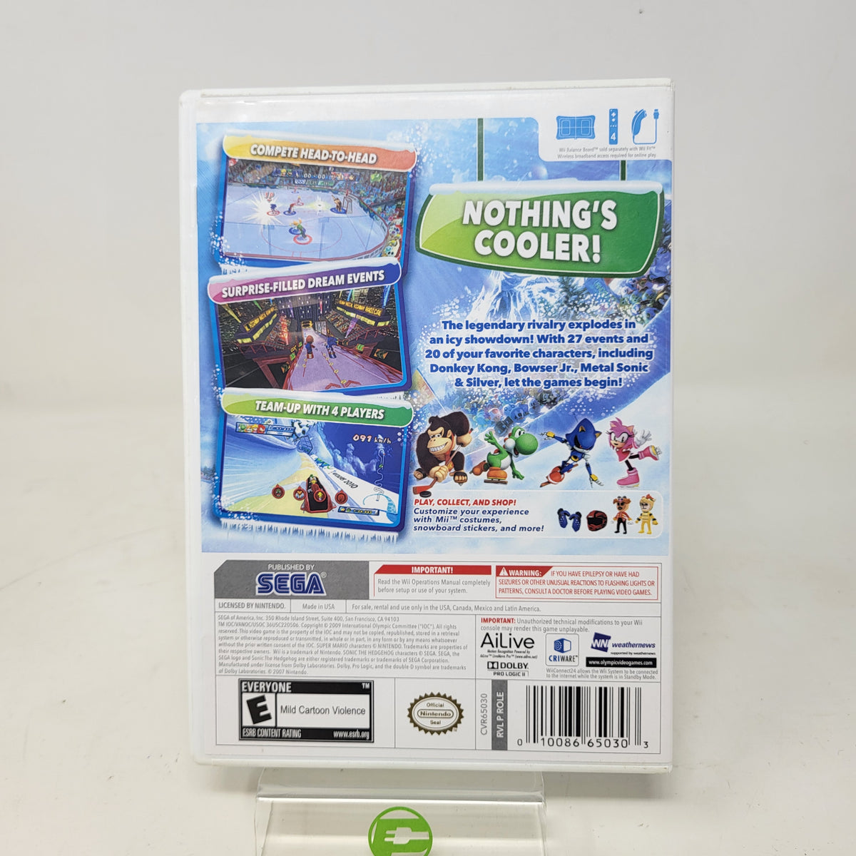 Mario and Sonic at the Olympic Winter Games (Nintendo Wii, 2009)