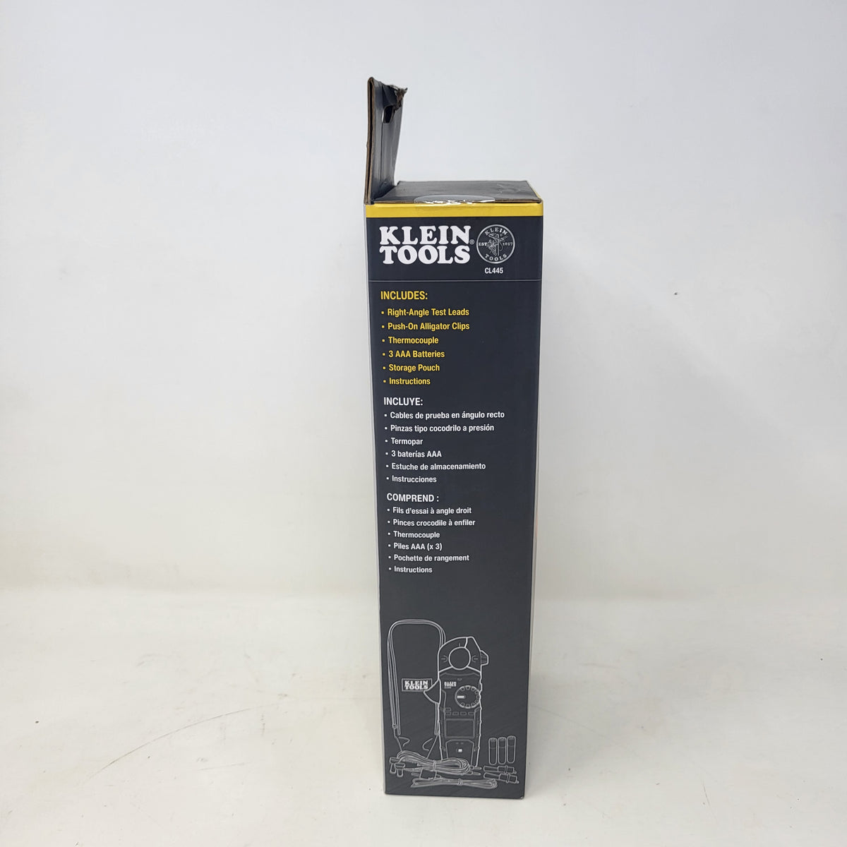 New Klein Tools CL445 750V AC/ 600V DC HVAC Clamp Meter