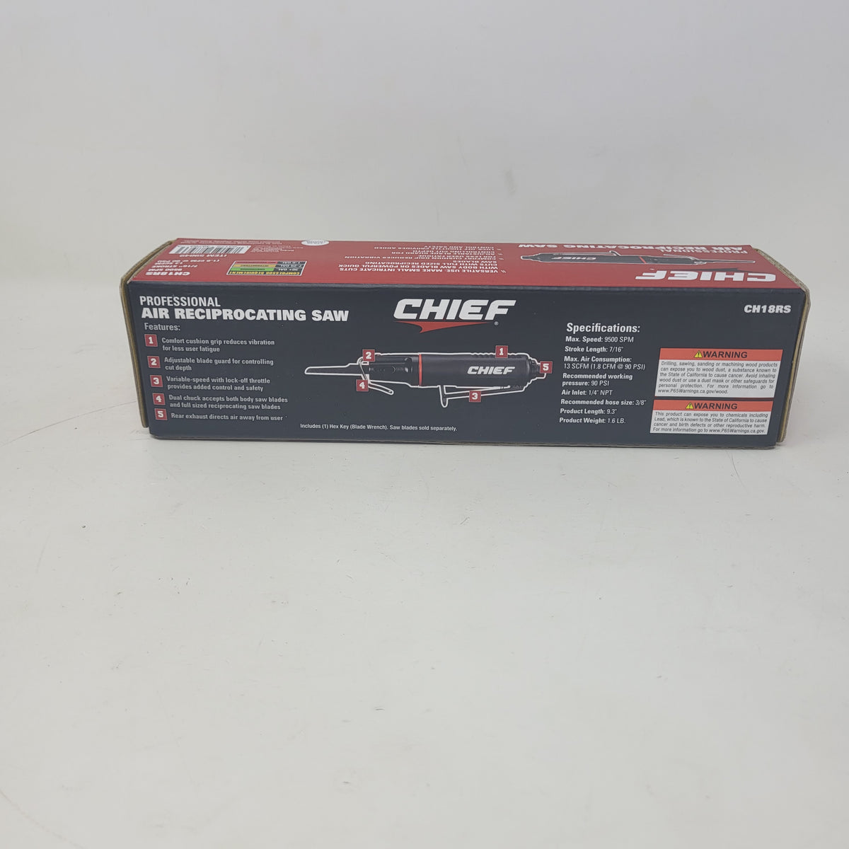 New Chief CH18RS 59849 Professional Pneumatic Air Reciprocating Saw