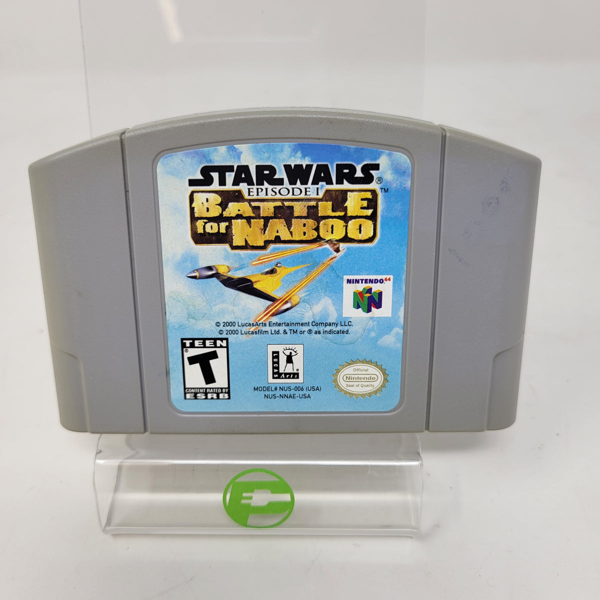 Star Wars Battle for Naboo (Nintendo 64 N64, 2000) Cartridge Only 