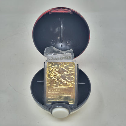 1999 Burger King Pokemon 23K Gold Plated Card Charizard 06