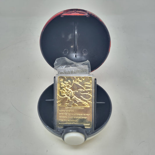 1999 Burger King Pokemon 23K Gold Plated Card Charizard 06