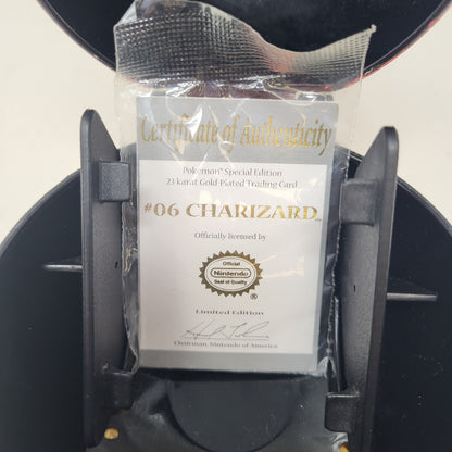 1999 Burger King Pokemon 23K Gold Plated Card Charizard 06