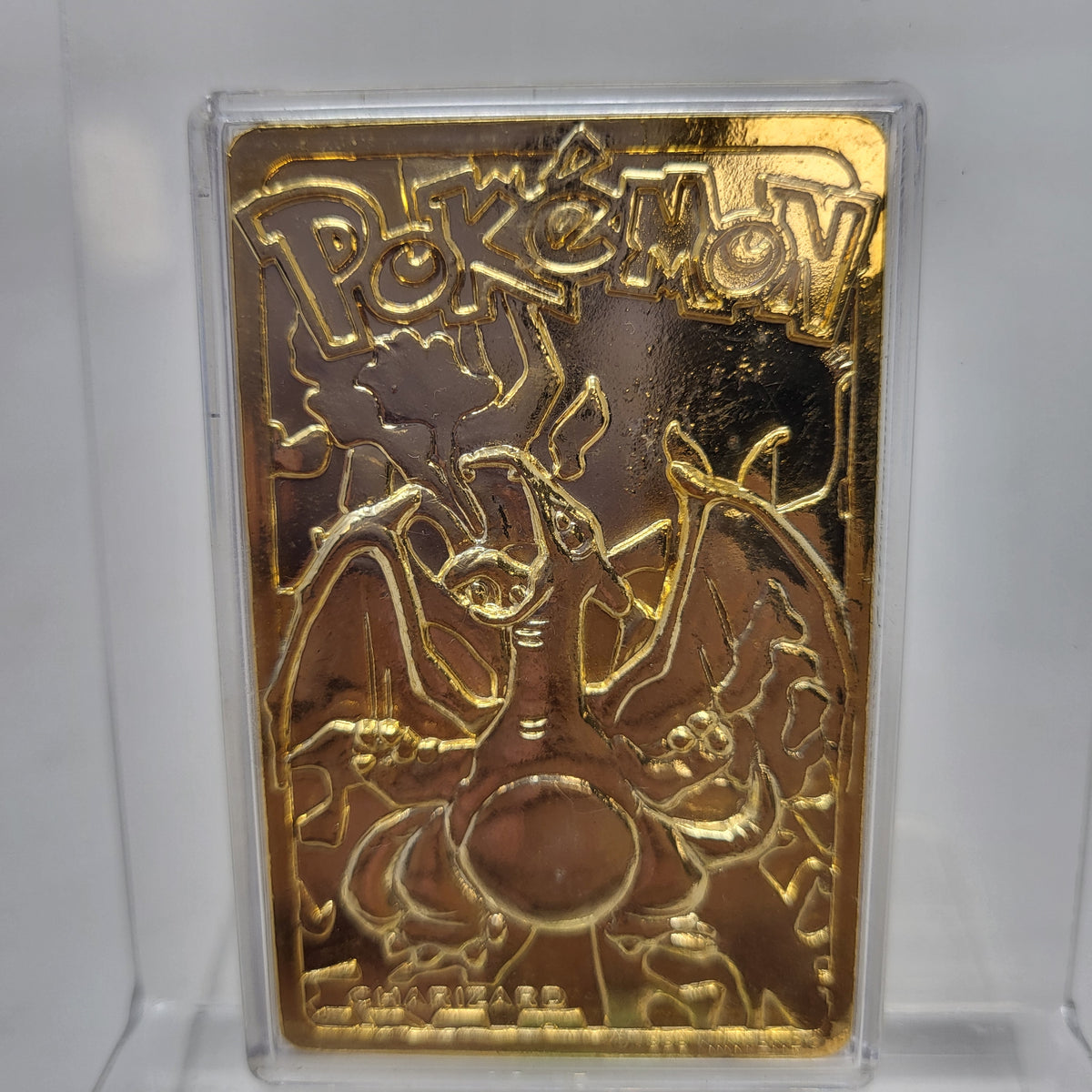 1999 Burger King Pokemon 23K Gold Plated Card Charizard 06