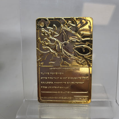 1999 Burger King Pokemon 23K Gold Plated Card Charizard 06