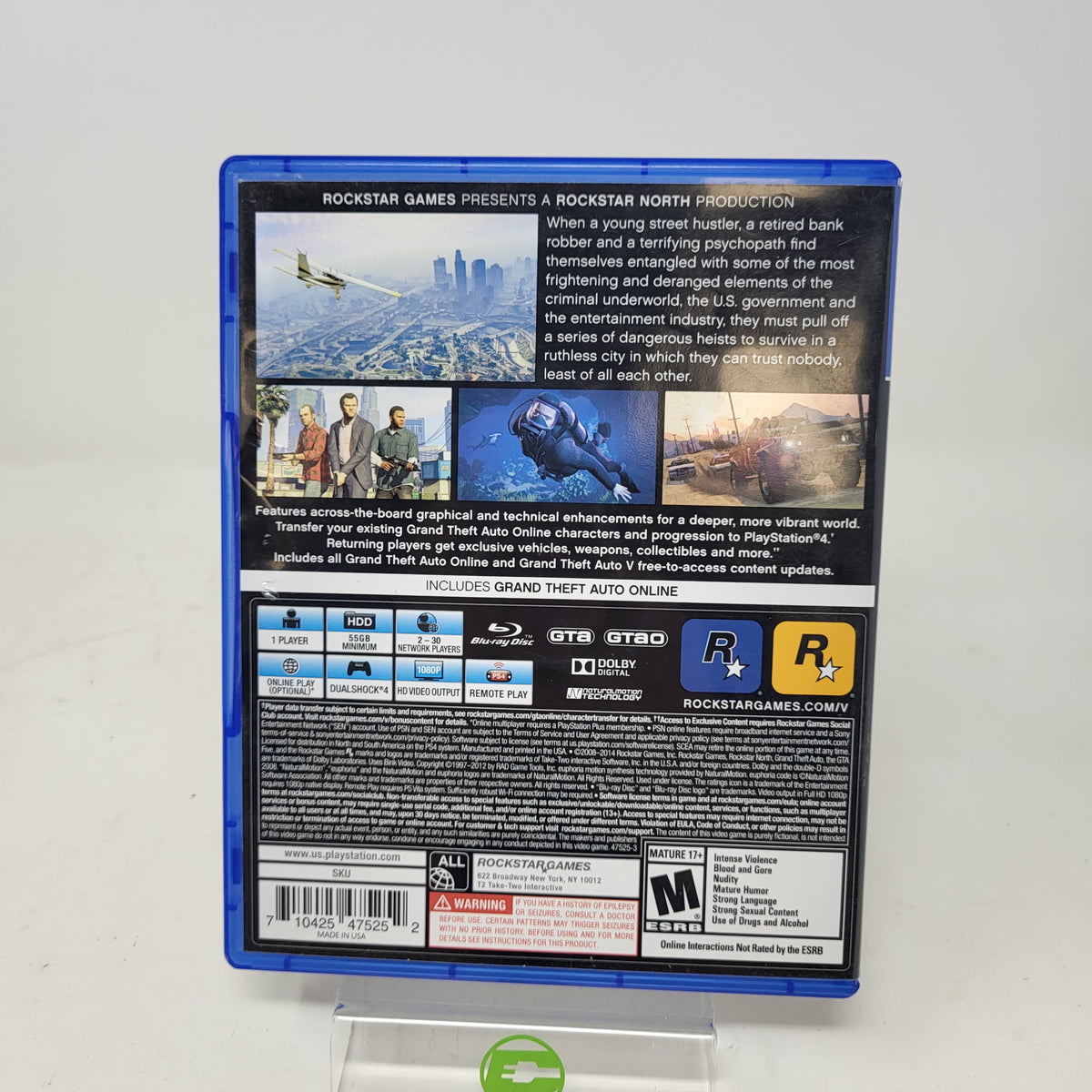 Grand Theft Auto V (Sony PlayStation 4 PS4, 2014)