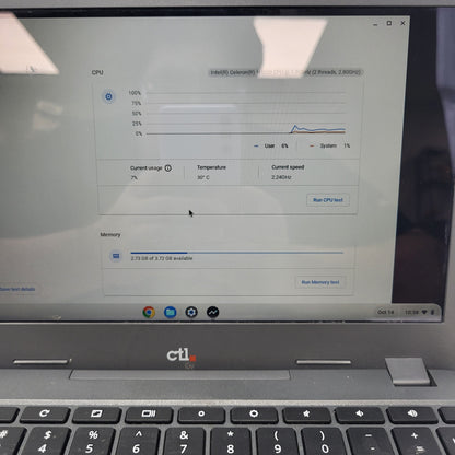 CTL Notebook NL71OT-L Celeron N4020 1.10Ghz 4GB RAM 32GB eMMC