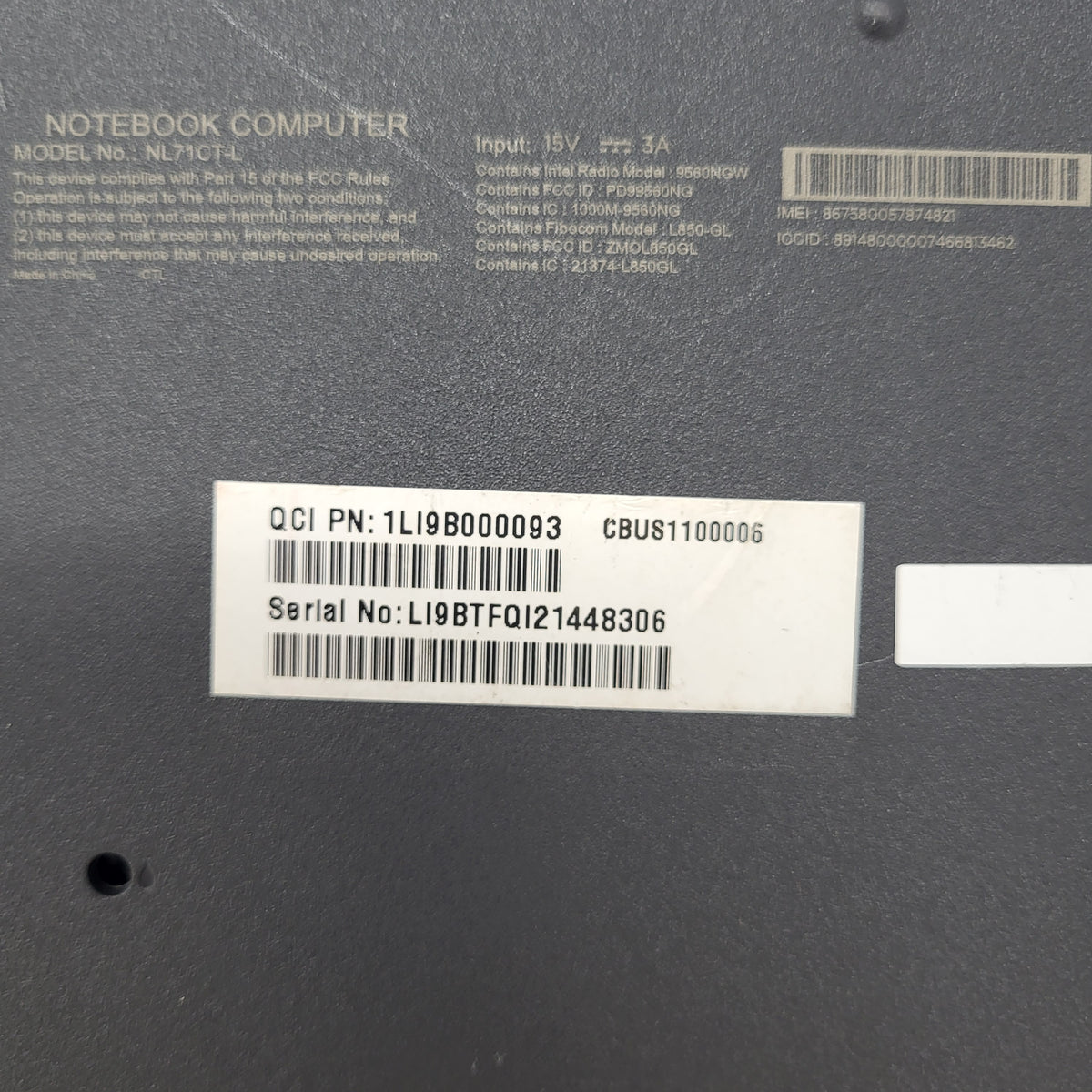 CTL Notebook NL71OT-L Celeron N4020 1.10Ghz 4GB RAM 32GB eMMC