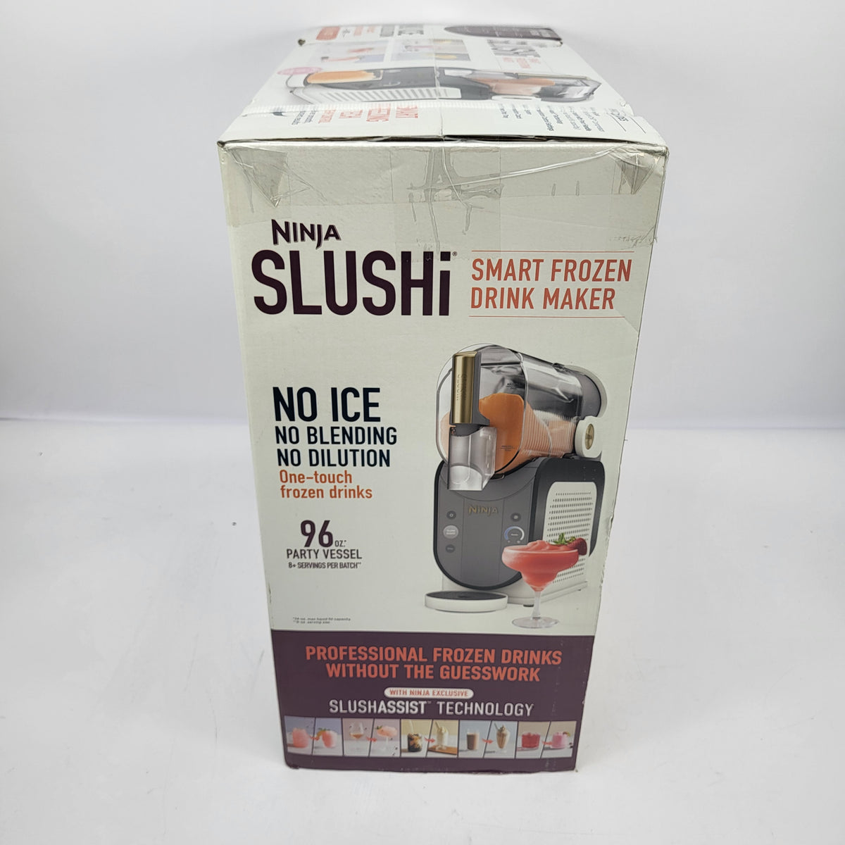New Ninja Slushi 96OZ Party Vessel Smart Frozen Drink Maker Rapid Chill