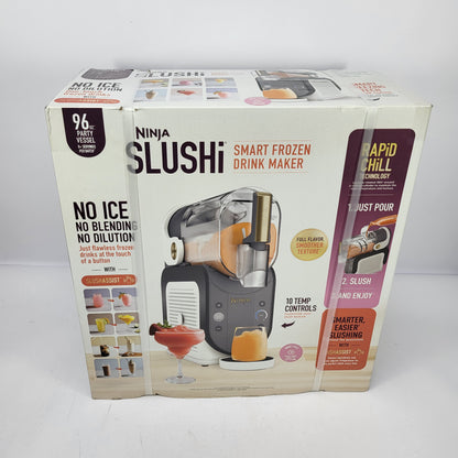 New Ninja Slushi 96OZ Party Vessel Smart Frozen Drink Maker Rapid Chill
